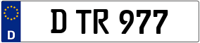 Truck License Plate